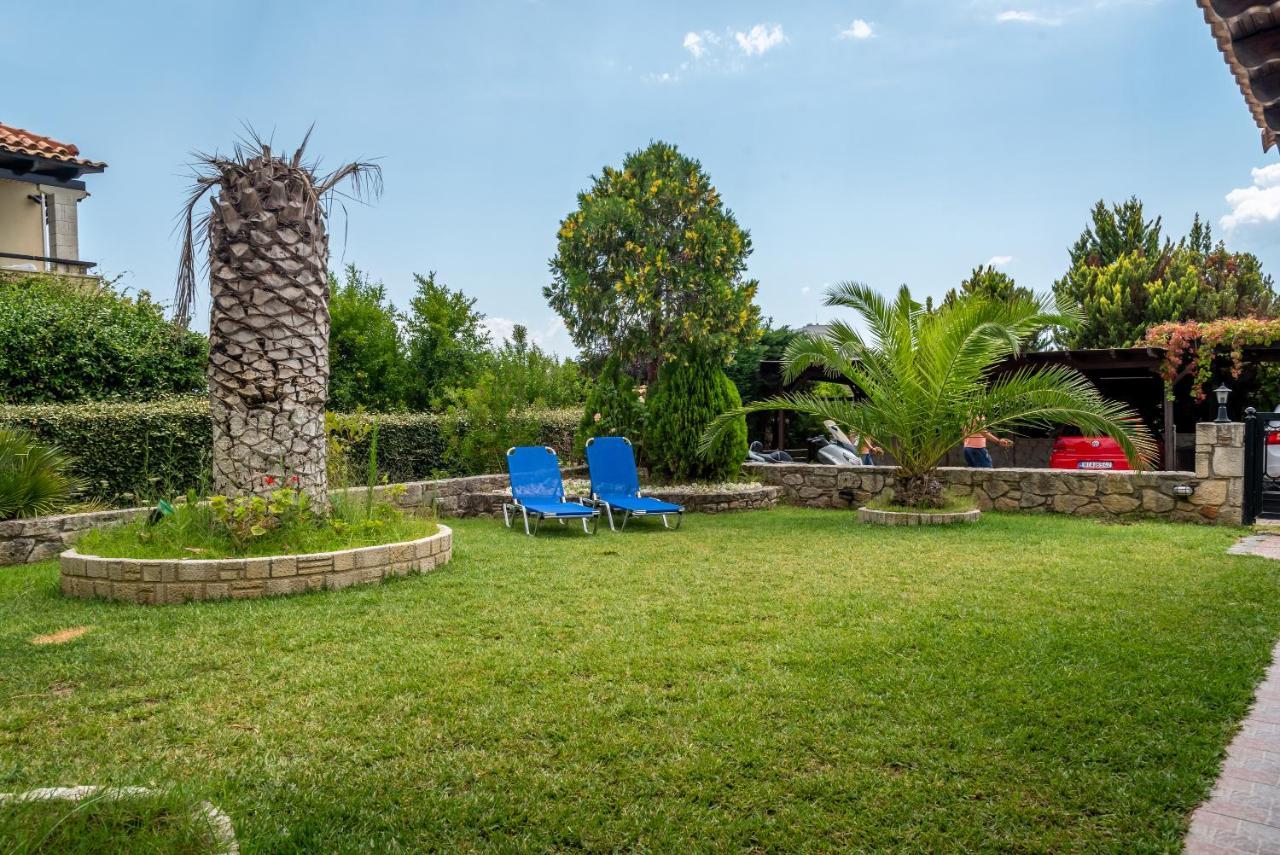 Blue Thea Luxury Villa In Afitos מראה חיצוני תמונה