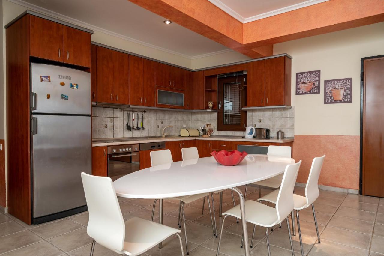 Blue Thea Luxury Villa In Afitos מראה חיצוני תמונה