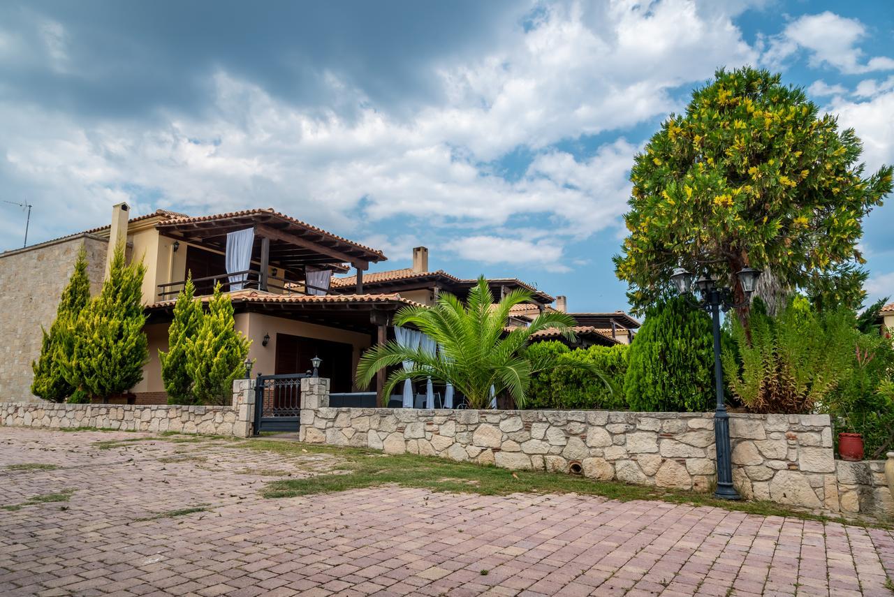 Blue Thea Luxury Villa In Afitos מראה חיצוני תמונה