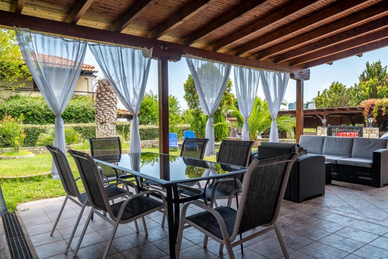 Blue Thea Luxury Villa In Afitos מראה חיצוני תמונה